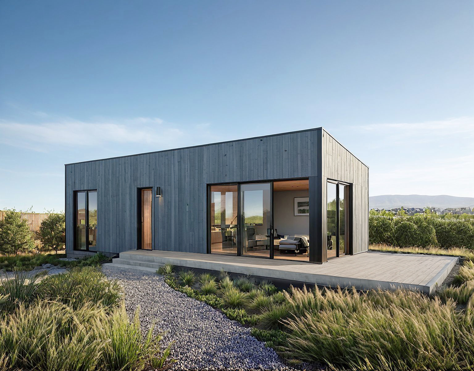 ADU Uno one bedroom one bath accessory dwelling unit guest house cabin